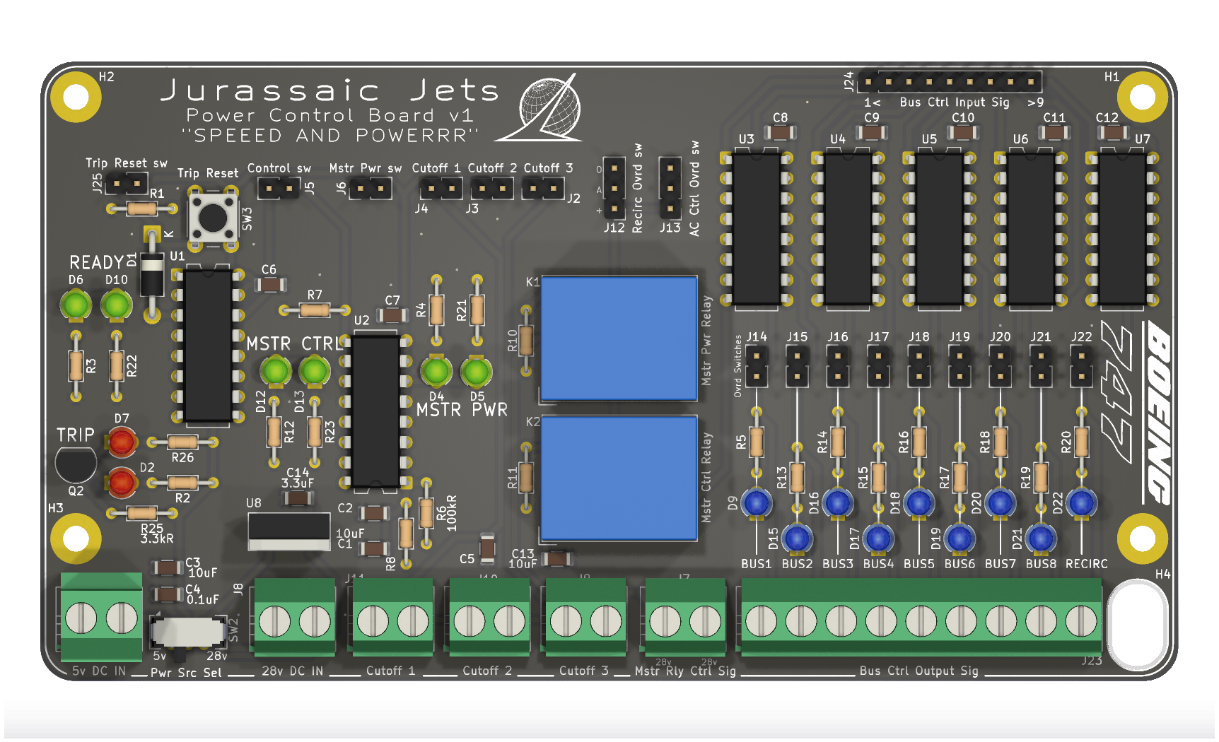 Power Control Board PCB